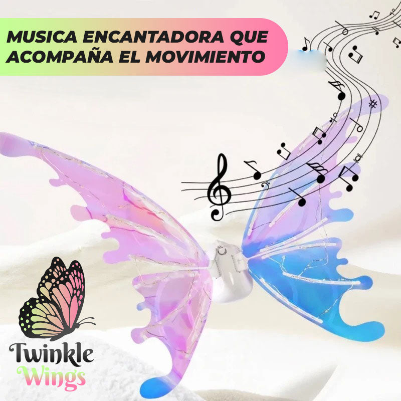 TwinkleWings™ - Alas de Mariposa Luminosas para Momentos Mágicos e Inolvidables
