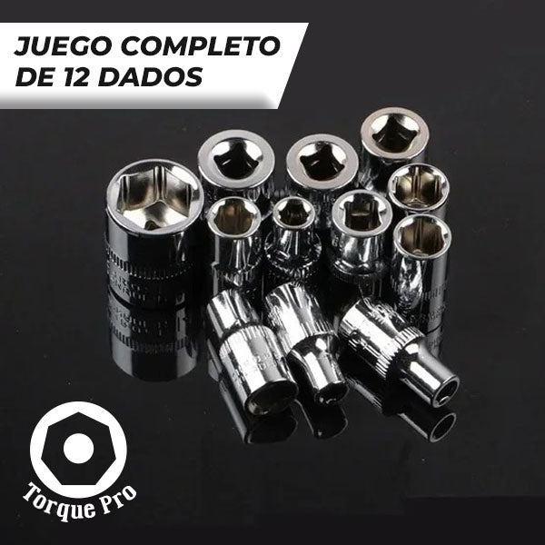 TorquePro™ - Set de llave con 12 dados
