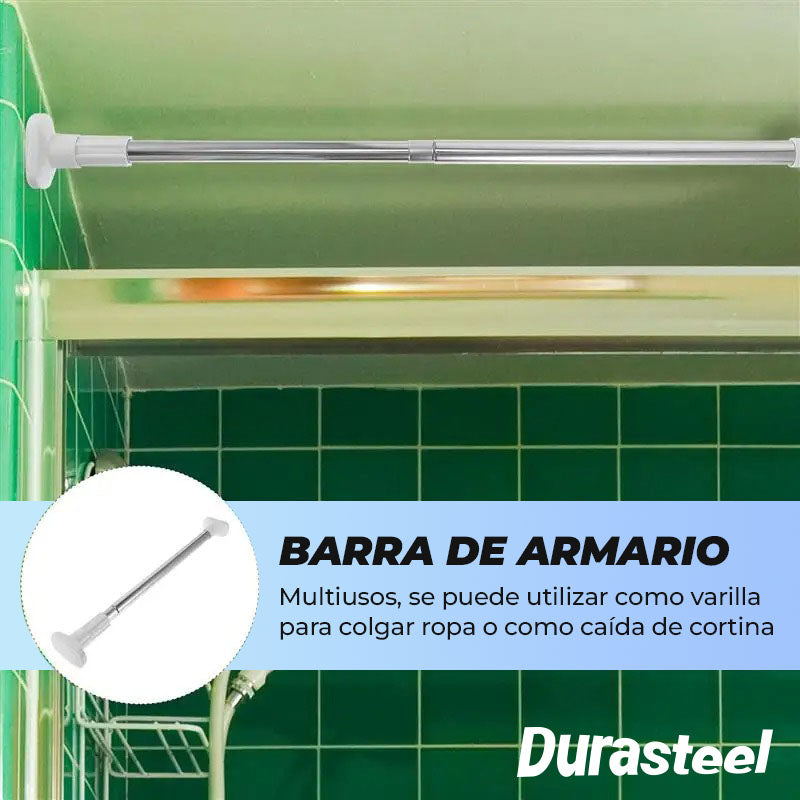Durasteel™ - Barra extensible multiuso sin necesidad de herramientas