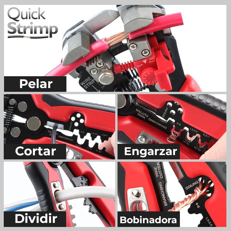 QuickStrimp™ - Pelacables automático premium