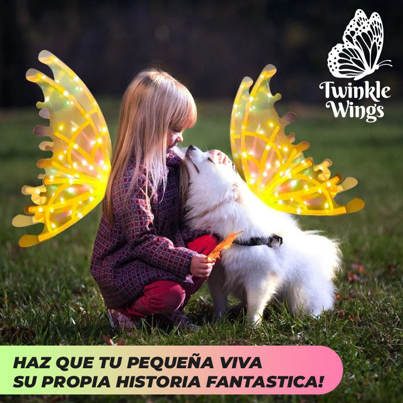 TwinkleWings™ - Alas de Mariposa Luminosas para Momentos Mágicos e Inolvidables