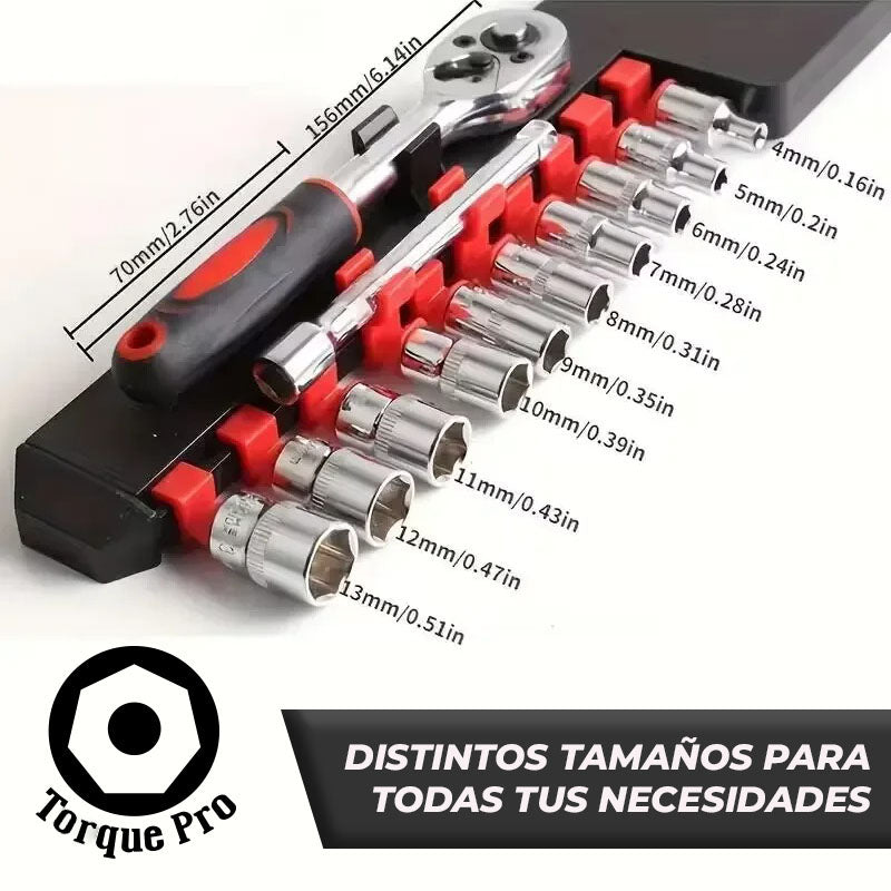 TorquePro™ - Set de llave con 12 dados