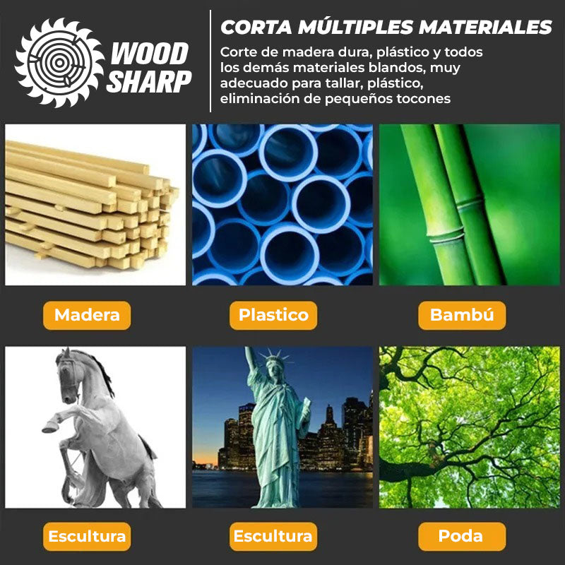 WoodSharp™ - Sierra para madera de alta durabilidad