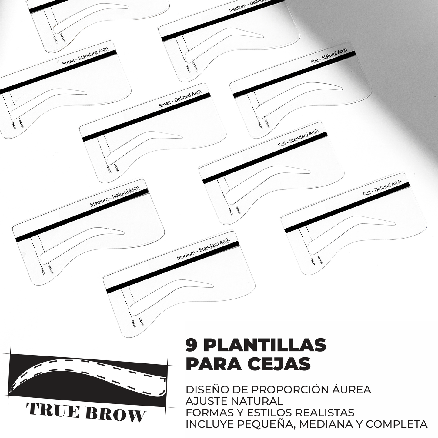 TrueBrow™ - Plantillas y sellos para armar cejas