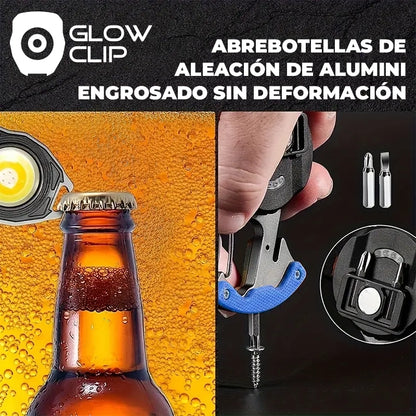 GlowClip™ - Linterna LED multifuncional