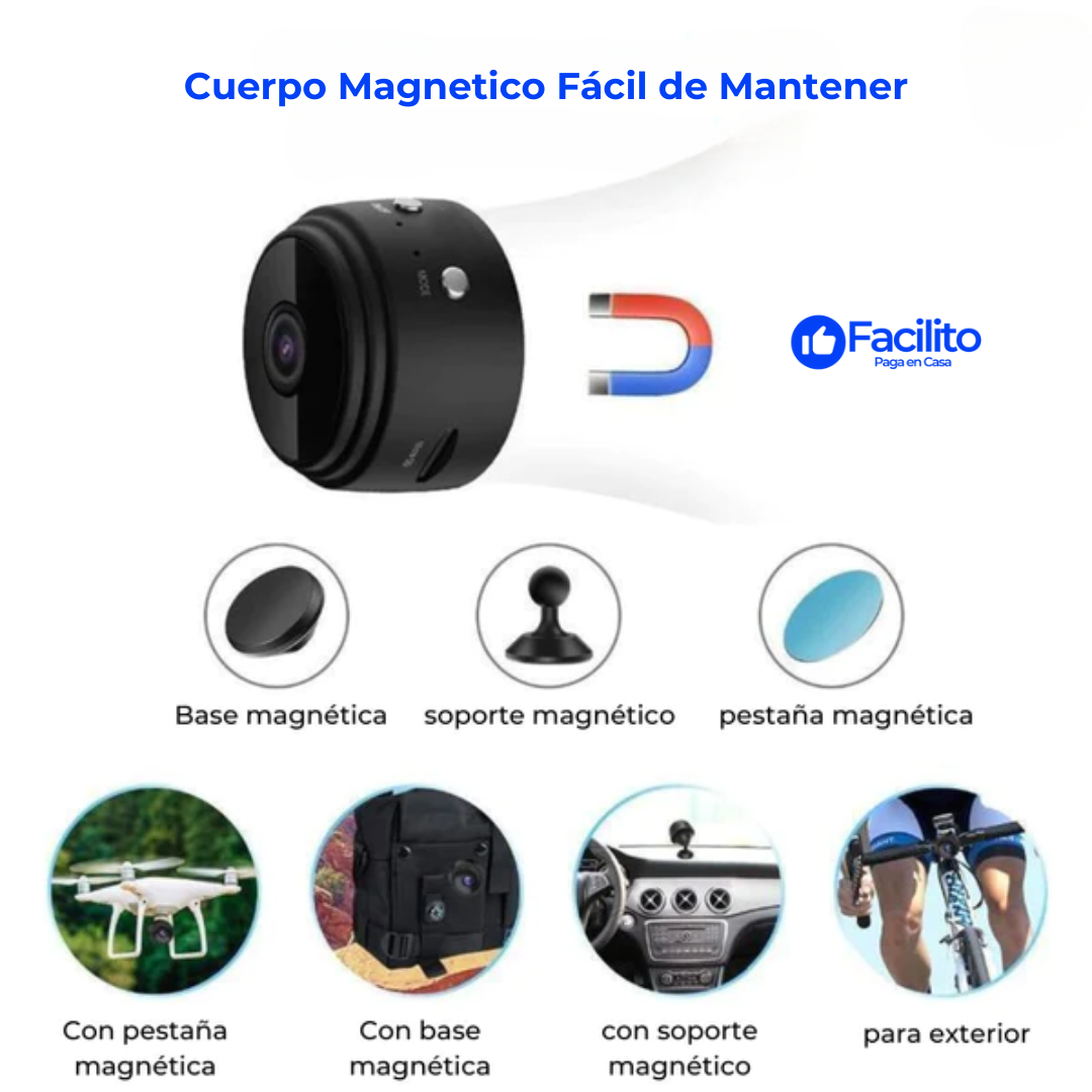 Minicam™ - Mini Camara Magnetica HD