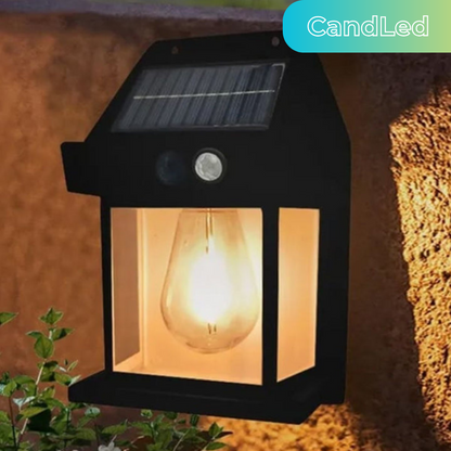 CandLed™ - Luces solares de pared para exteriores