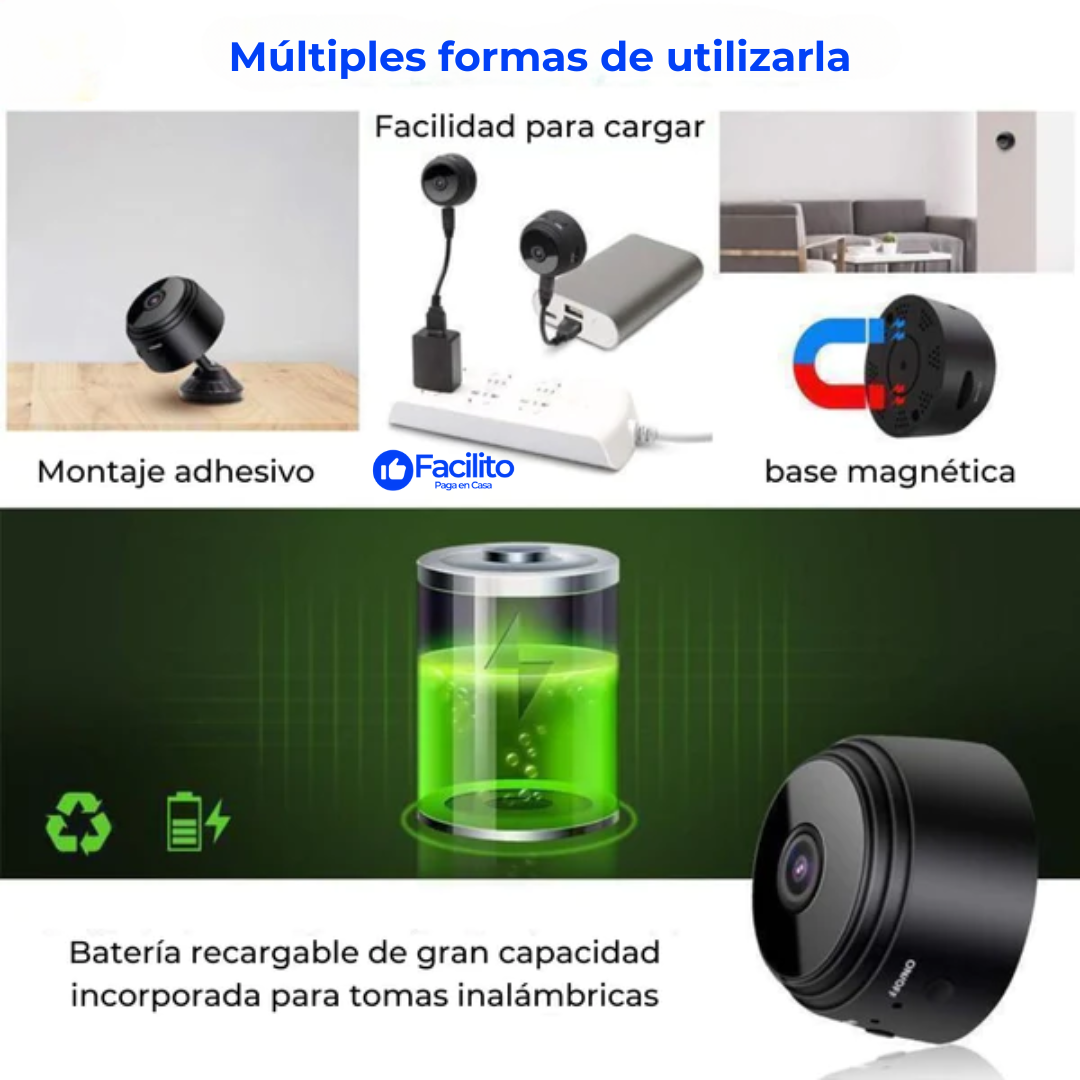 Minicam™ - Mini Camara Magnetica HD