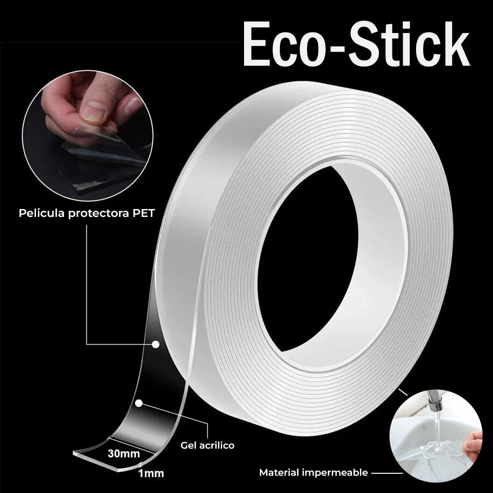 EcoStick™ - Cinta doble faz Reutilizable