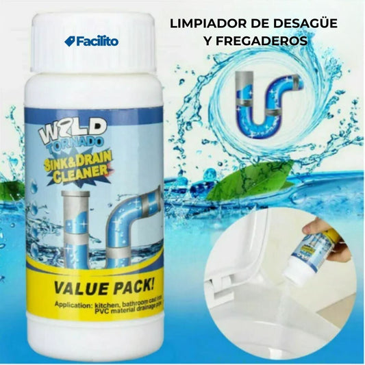 WildTornado™ - Potente limpiador de fregadores y desagües | Lleva 2 Paga 1