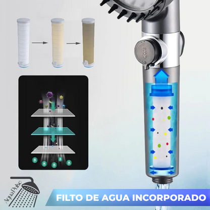 AquaPulse™ - Cabezal para ducha 4 en 1