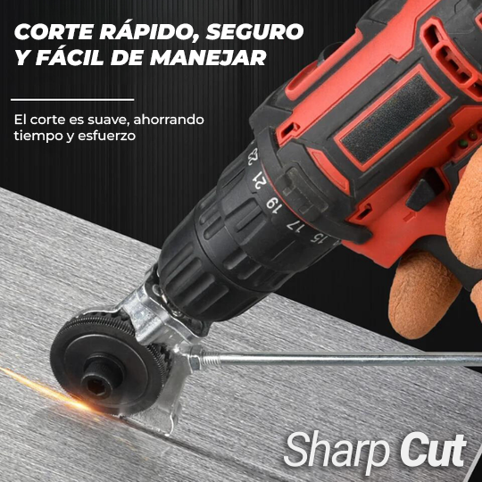 SharpCut™ - Adaptador para cortar hojalata