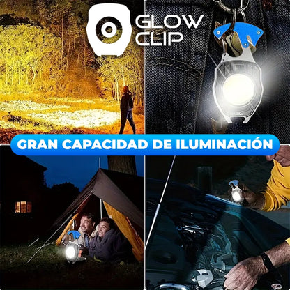 GlowClip™ - Linterna LED multifuncional