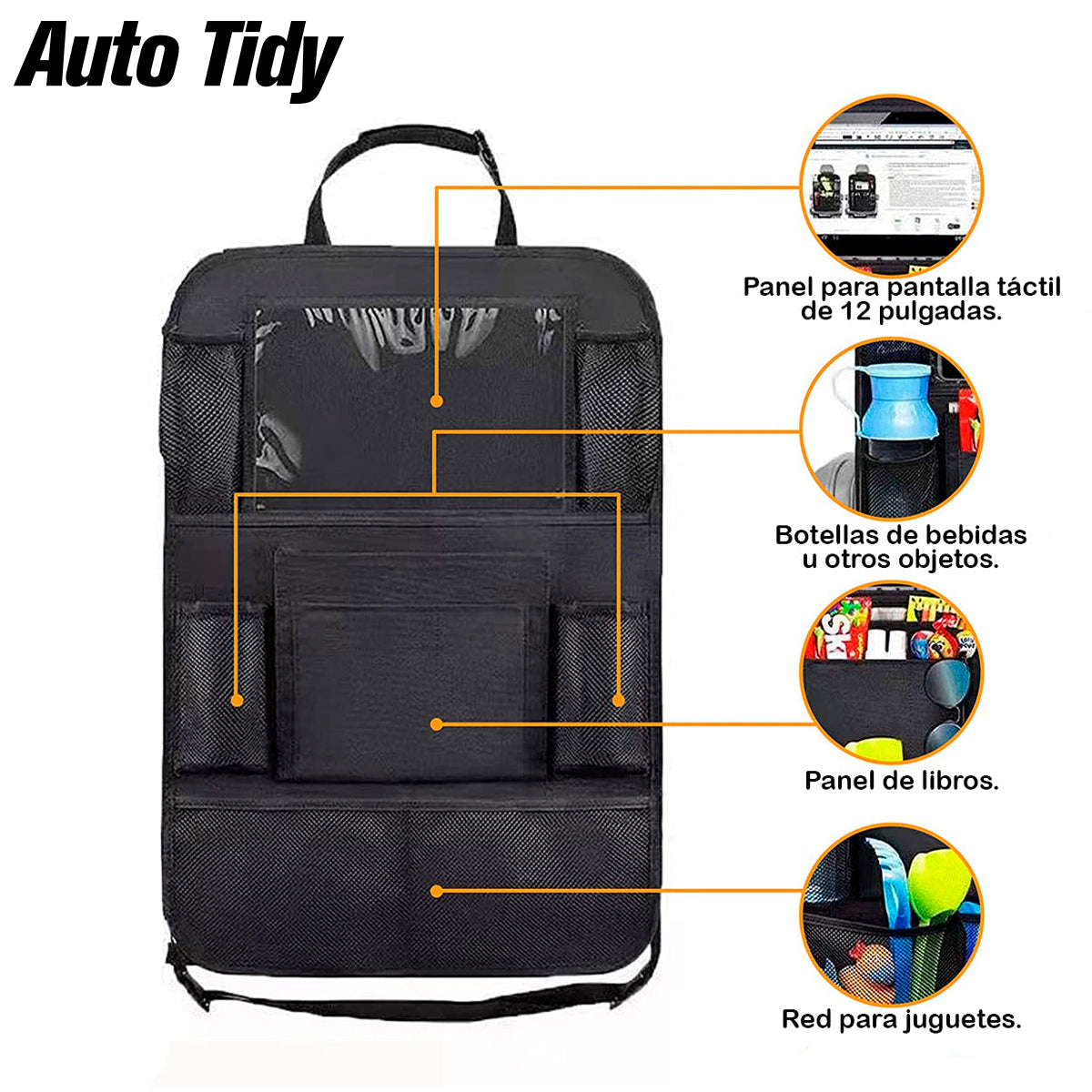 AutoTidy™ - Organizador de asientos para autos