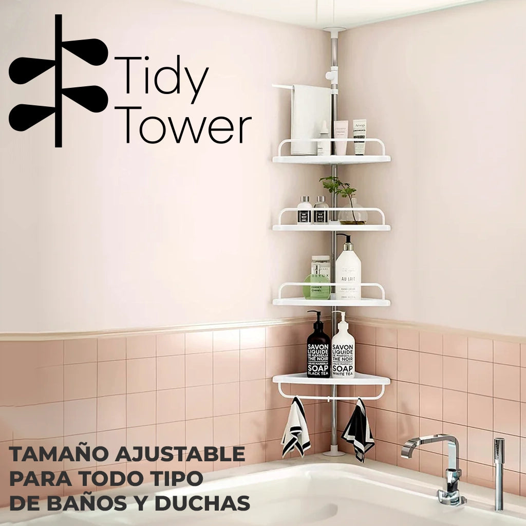 TidyTower™ - Esquinero de ducha ajustable