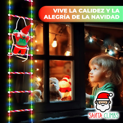 SantaClimbs™ - Decoración de Viejito Pascuero Escalador