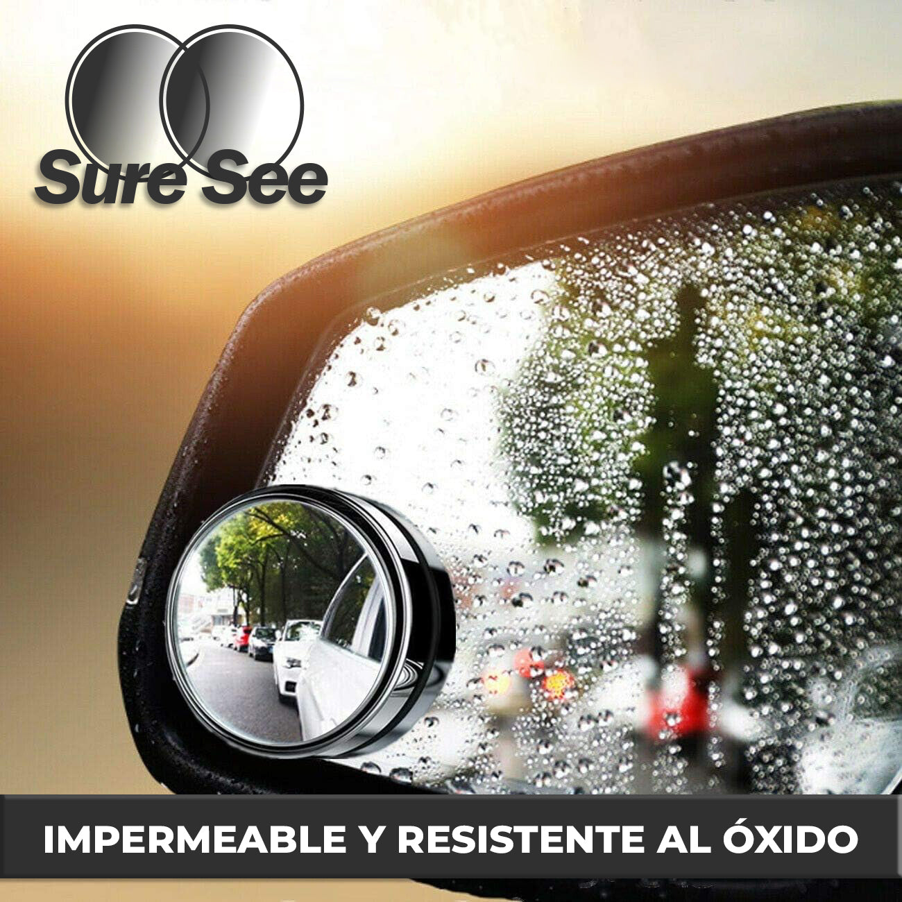 SureSee™ - Par de espejos retrovisores para puntos ciegos