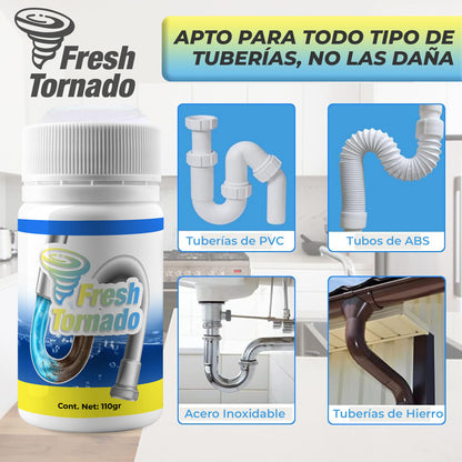 FreshTornado™ - destapa tuberías rápido y sin esfuerzo