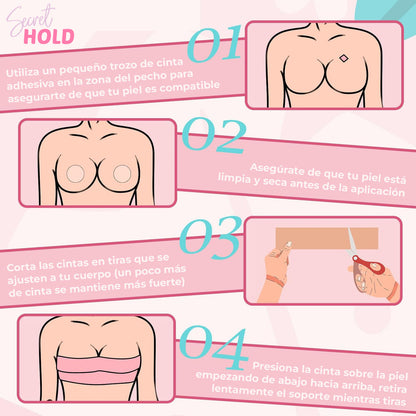 SecretHold™ - Cinta sujetadora para senos