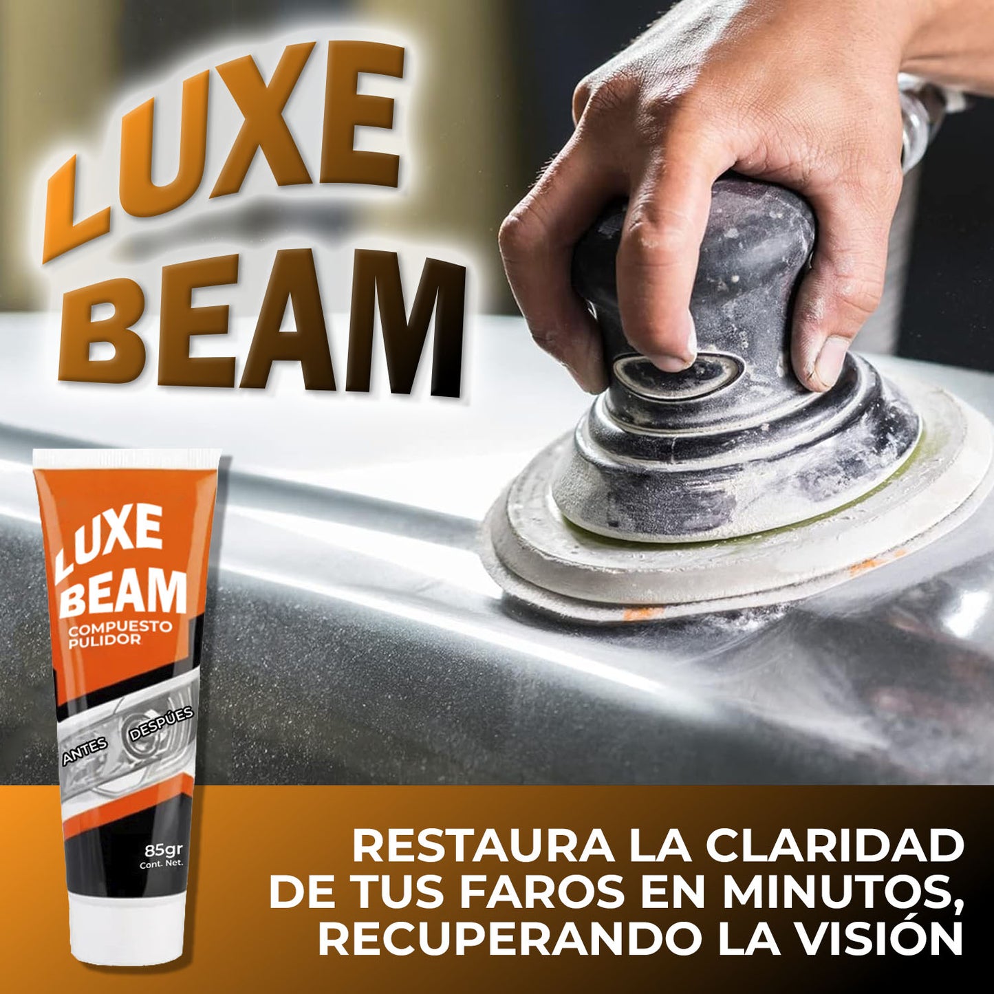 LuxeBeam™ - kit restaurador de faros