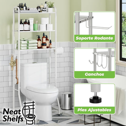NeatShelfs™ - Estante Organizador para baño Premium
