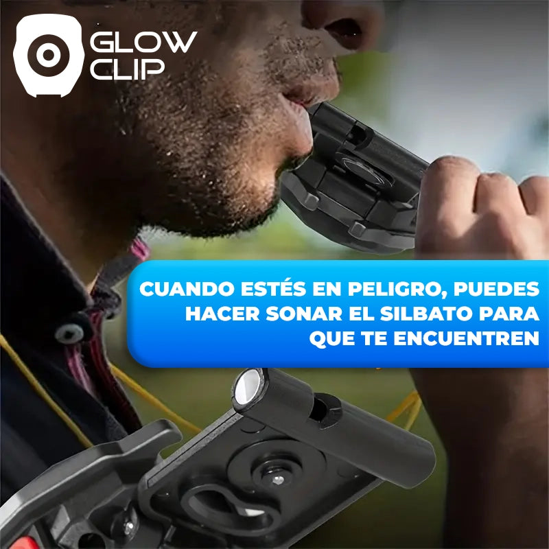 GlowClip™ - Linterna LED multifuncional