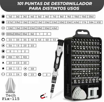 TechFix115™ - Kit completo de destornilladores