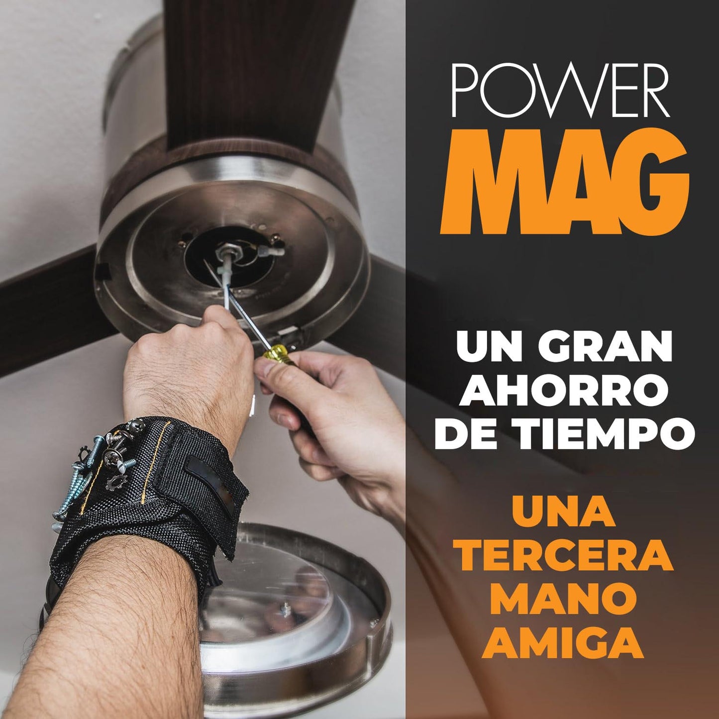 PowerMag™ - Muñequera magnetica para herramientas