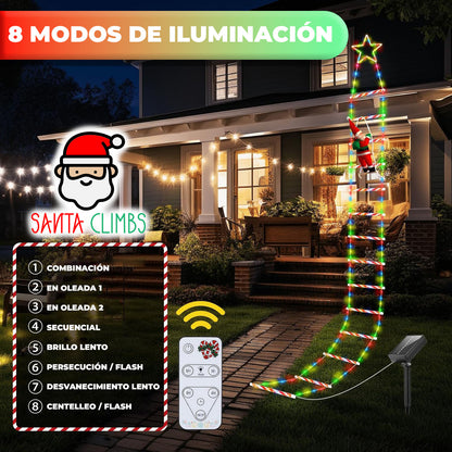 SantaClimbs™ - Decoración de Viejito Pascuero Escalador