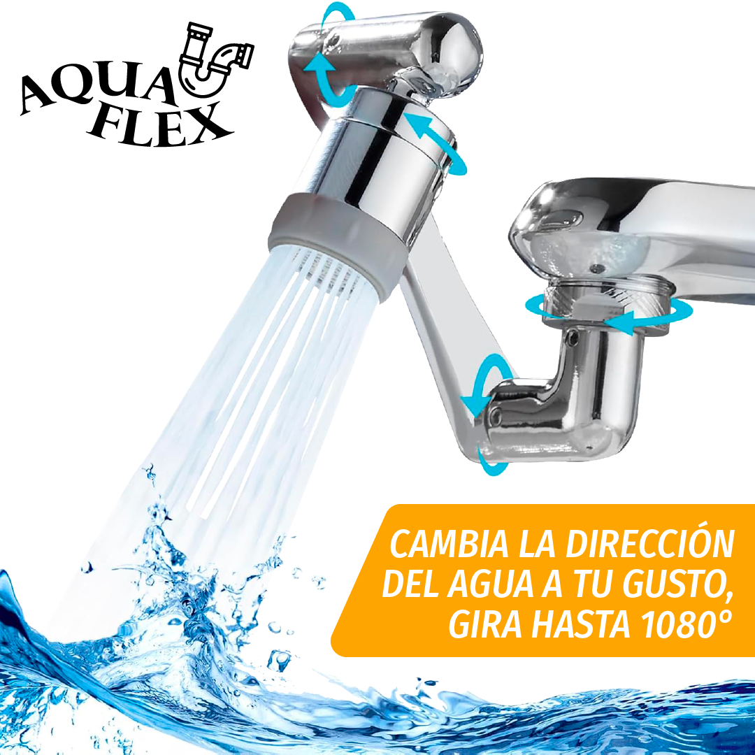 AquaFlex™ - Grifo Giratorio de 1080°