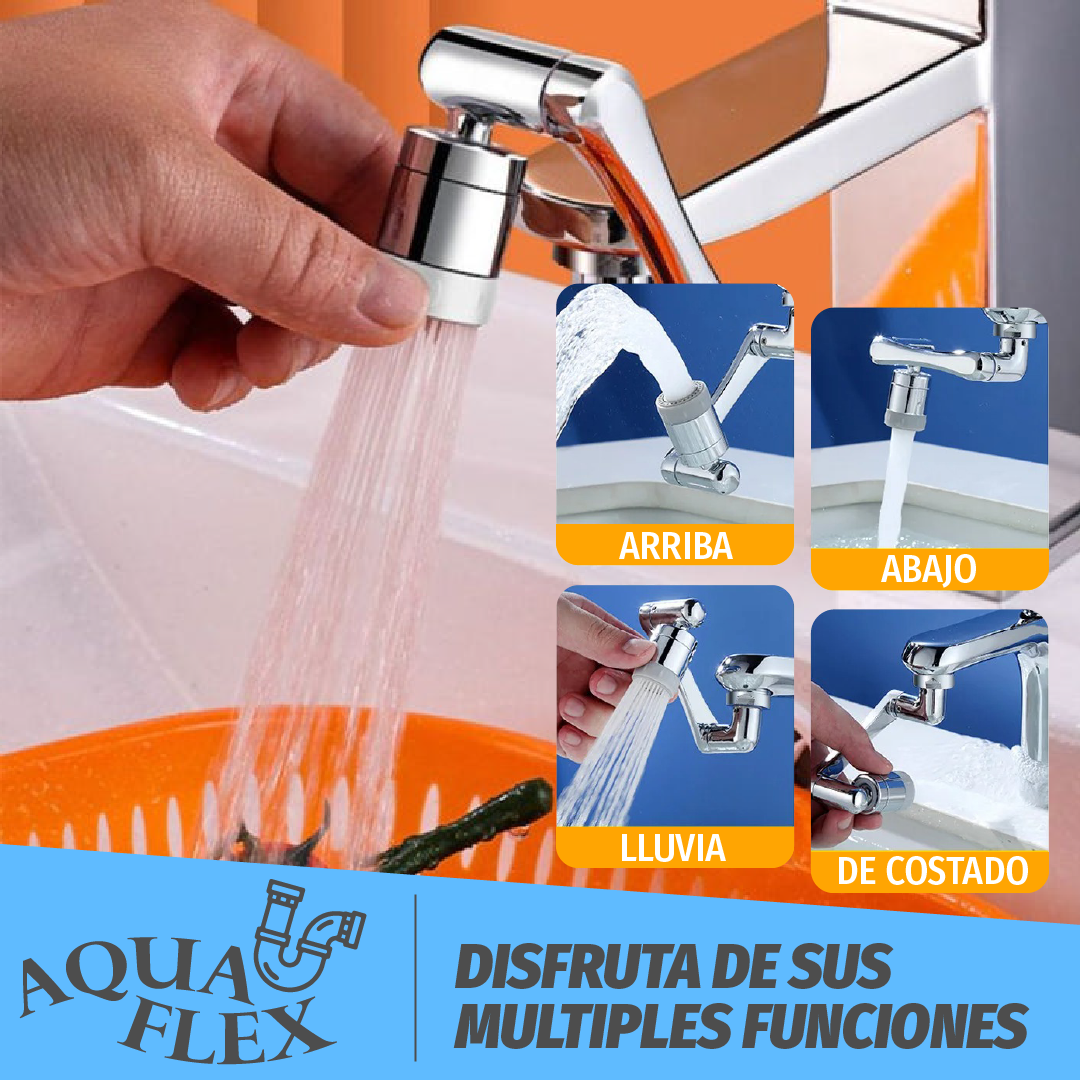 AquaFlex™ - Grifo Giratorio de 1080°