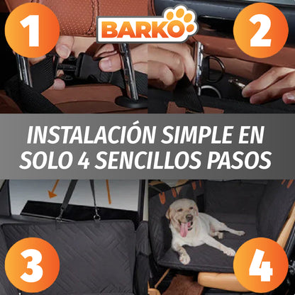 Barko™ - Cobertor de Asientos de Auto para Perros