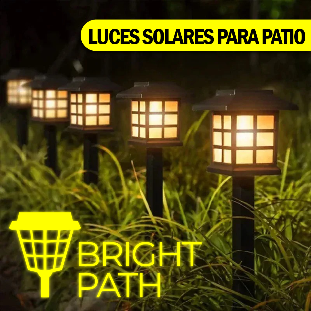 BrightPath™ - Luces Solares para Patio