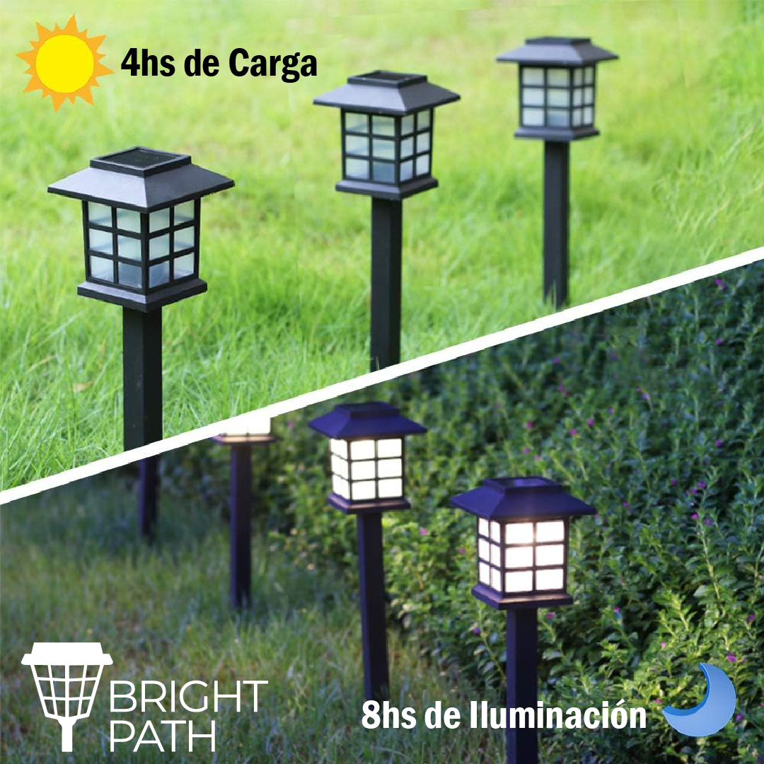 BrightPath™ - Luces Solares para Patio