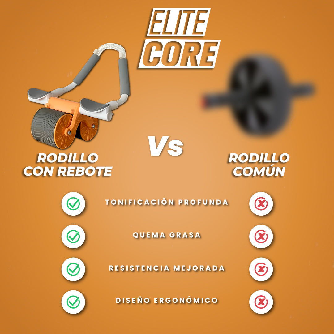 EliteCore™ - Rodillo abdominal con rebote