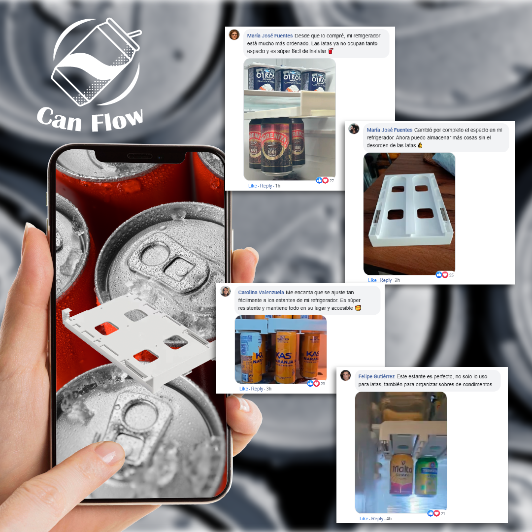 CanFlow™ - Soporte Dispensador de Latas