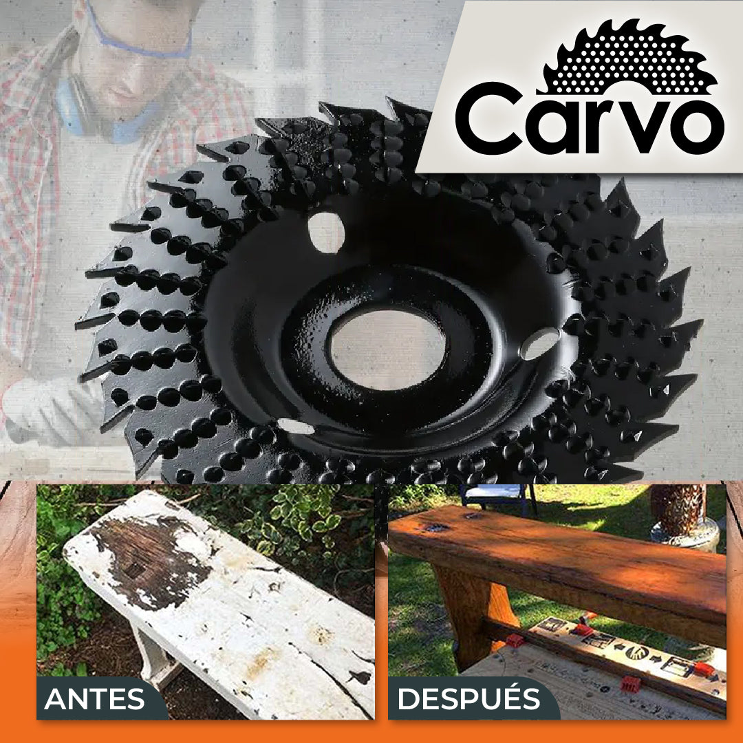 Carvo™ - Disco para Tallado y Corte de Madera