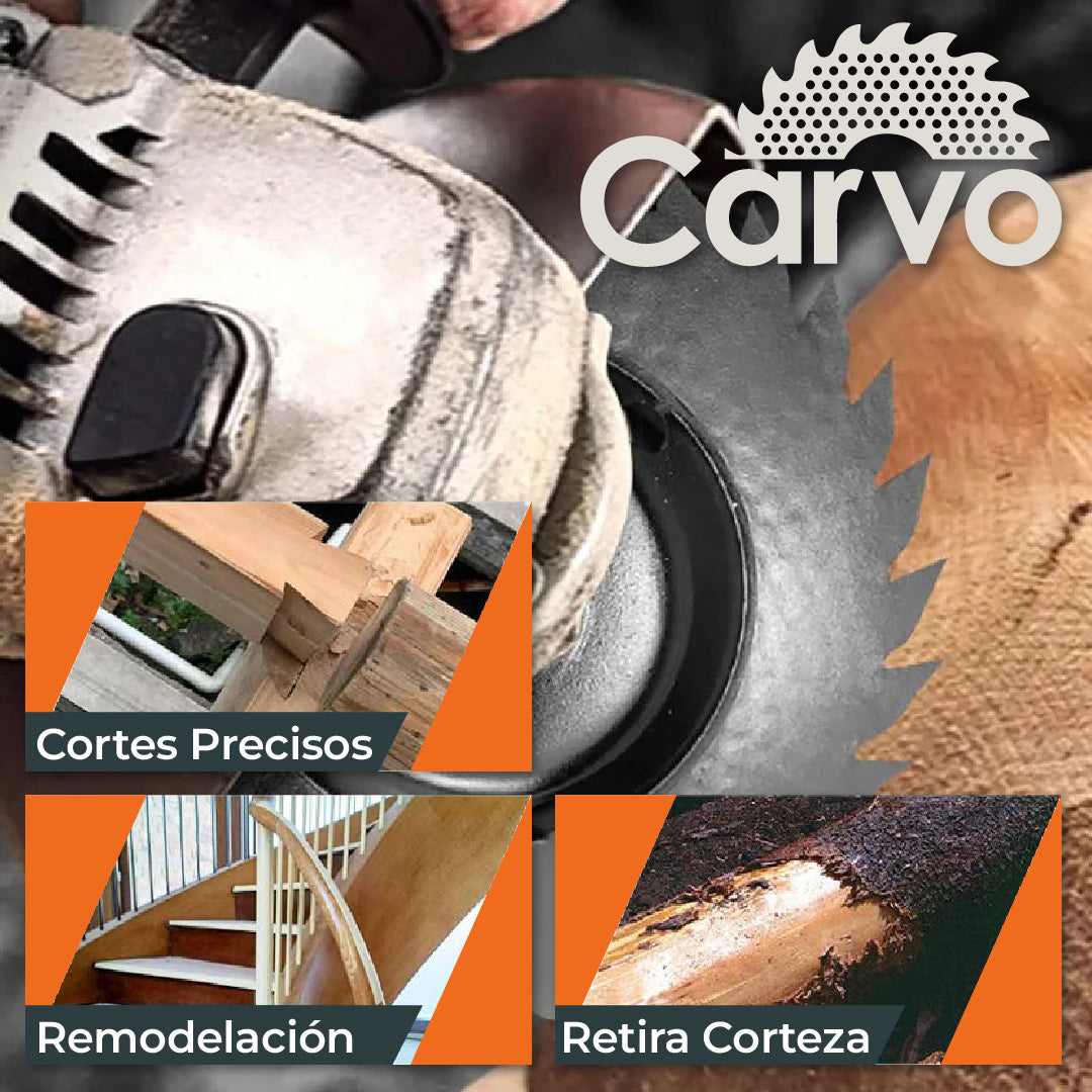 Carvo™ - Disco para Tallado y Corte de Madera