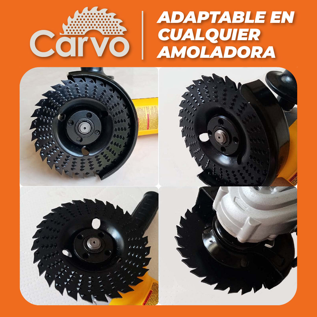 Carvo™ - Disco para Tallado y Corte de Madera