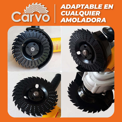 Carvo™ - Disco para Tallado y Corte de Madera