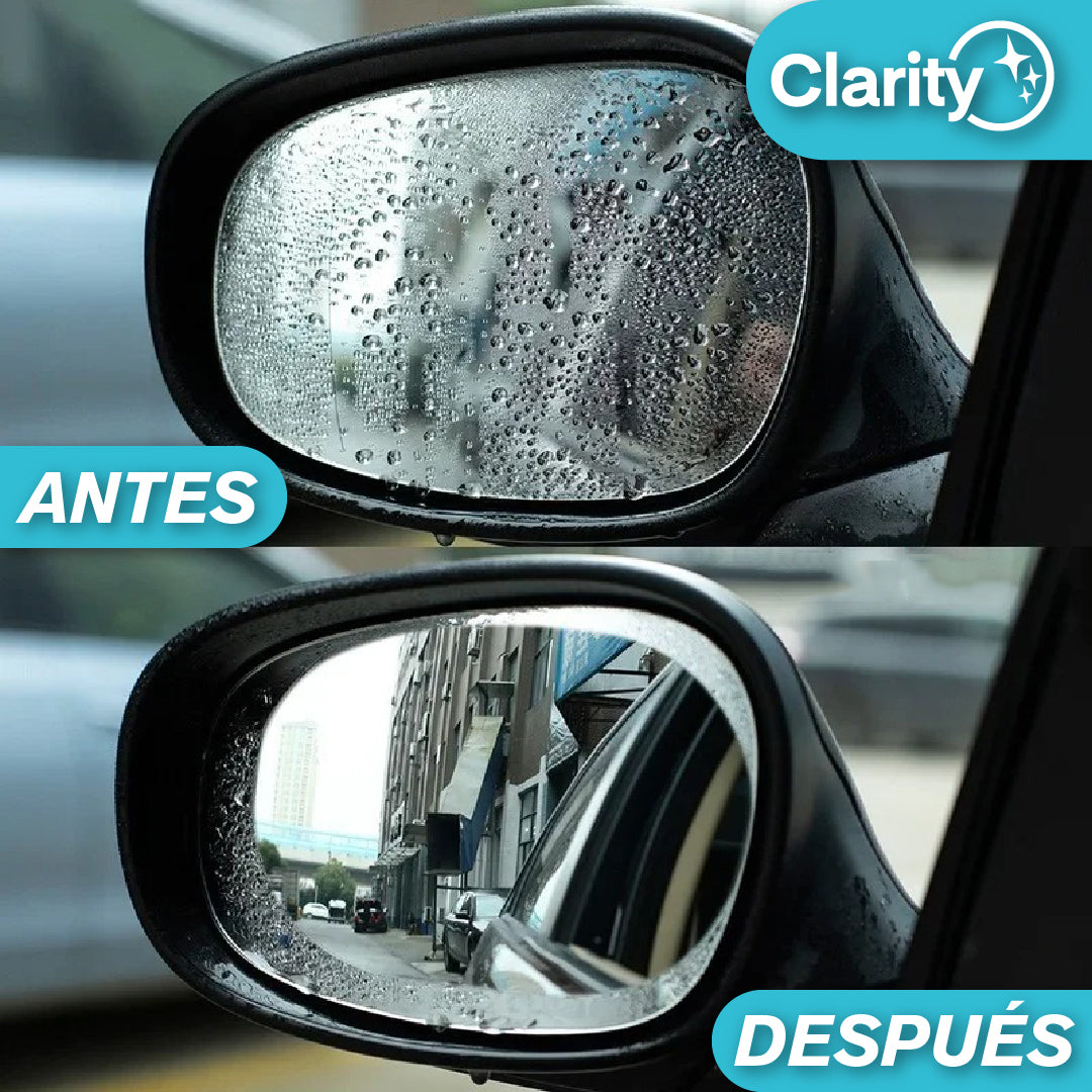 Clarity™ - Película Impermeable para Espejos Retrovisores