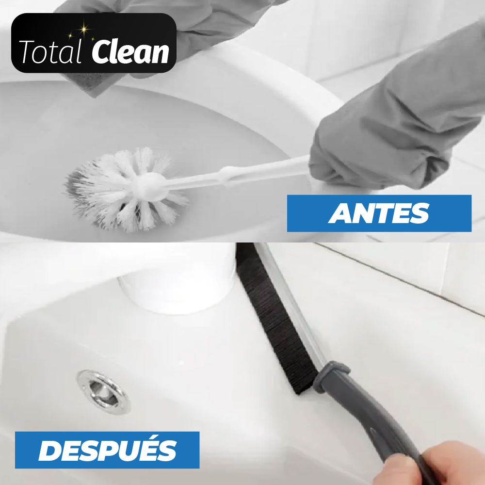 TotalClean™ - Cepillo alargado de cerdas duras