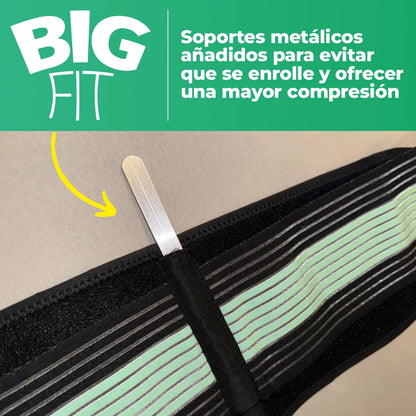 BigFit™ - Faja lumbar para alivio inmediato y soporte para tu espalda