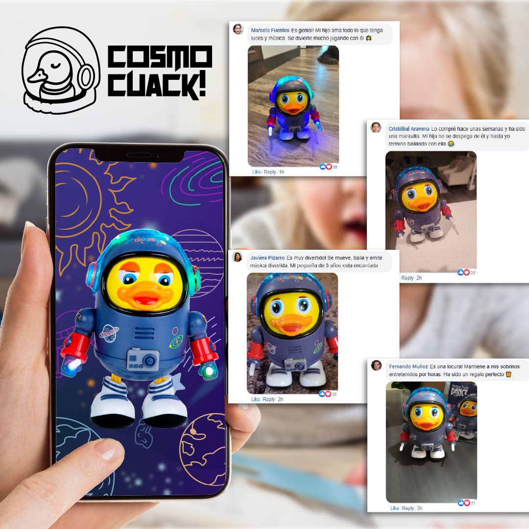 CosmoCuack™ - Pato Bailarin Espacial