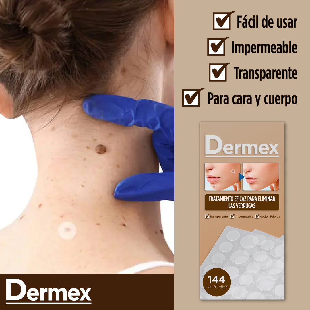 Dermex™ - Parches para Tratamiento de Verrugas