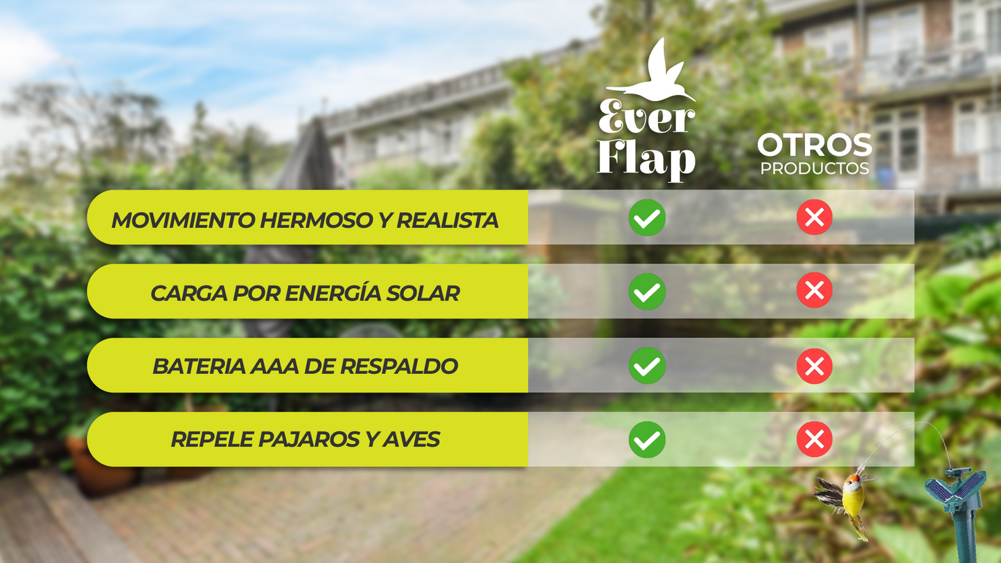 EverFlap™ - Pajaritos Voladores Solares