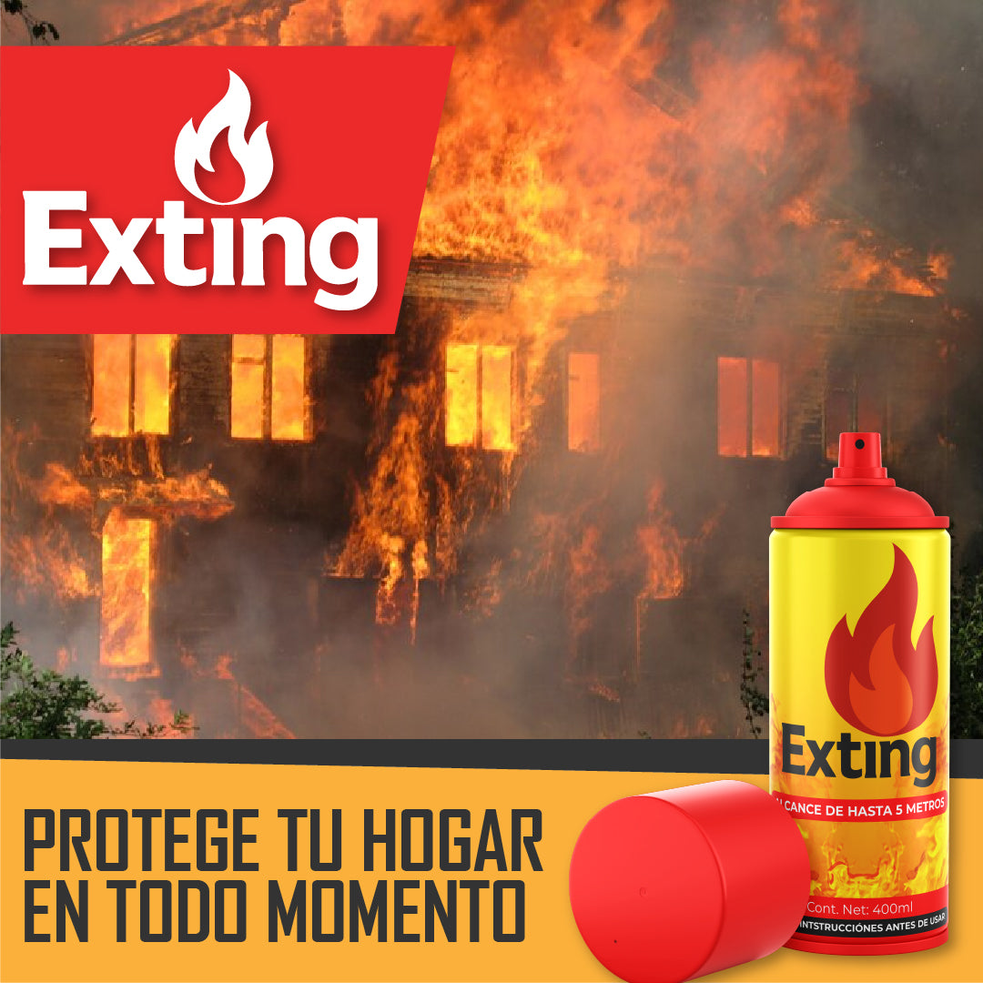 Exting™ - Extintor Portátil para Emergencias