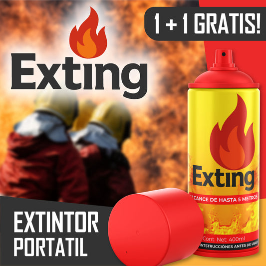 Exting™ - Extintor Portátil para Emergencias