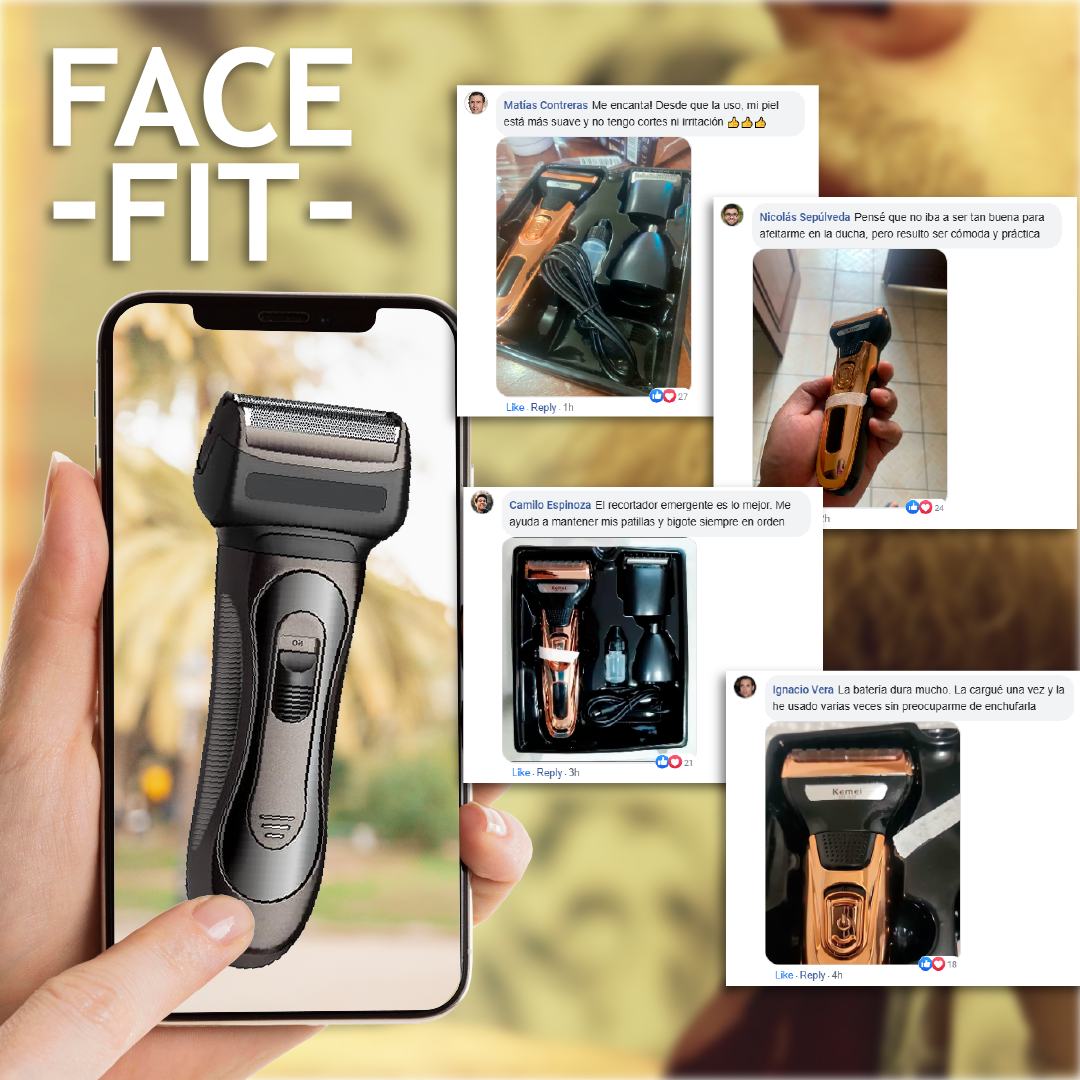 FaceFit™ - Maquina para Afeitar