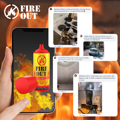 FireOut™ - Extintor Portátil para Emergencias al Instante